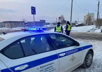 Пьяного водителя-рецидивиста, пытавшегося скрыться от полицейских, задержали в Красноярском крае
