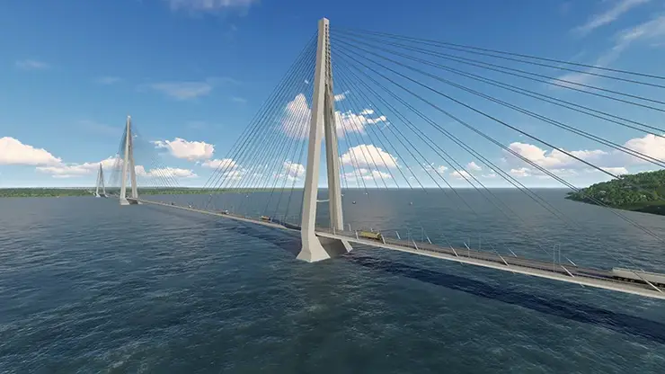 В Якутии готовы начать строительство моста через реку Лена