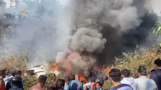 В Непале при наборе высоты рухнул пассажирский самолет