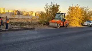 В Красноярске завершился ремонт дороги на ул. Армейская