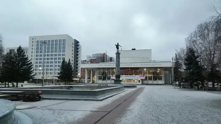 Небольшой снег, гололедица и +1 градус ожидаются в Красноярске 5 ноября