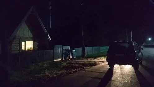 В Енисейском районе пьяный водитель снёс ворота жилого дома и наехал на 10-летнюю девочку