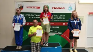 Спортсменки Красноярского края получили 6 медалей Всероссийских соревнований по стрельбе