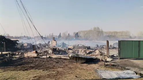459 домов и строений пострадали в пожарах в Красноярском крае
