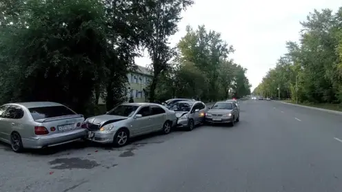 В Ачинске произошло ДТП с участием четырёх автомобилей