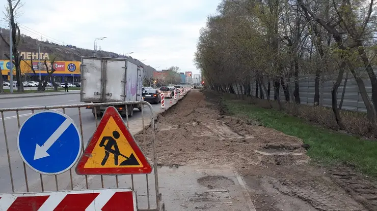 В Красноярске рассказали, где в выходные будет проводиться дорожный ремонт