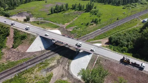 В Красноярском крае завершился ремонт путепровода через железную дорогу «Москва – Владивосток»