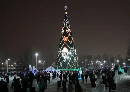 В Красноярске 25 декабря на главной городской елке зажгутся новогодние огни
