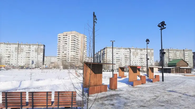 В Красноярске началась подготовка ко второму этапу благоустройства сквера на месте Казачьего рынка