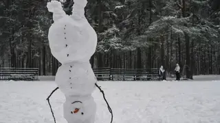 В Красноярском крае разрешили строить снежные горки во дворах