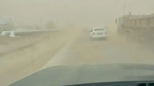 Мэр Красноярска обратился к жителям во время пылевого шторма