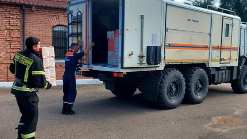Хабаровские спасатели отправили КАМАЗ со спецоборудованием для борьбы с паводком в Приморье