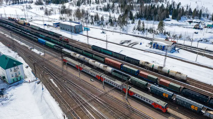 Погрузка на железной дороге в Красноярском крае выросла на 6,2% в январе