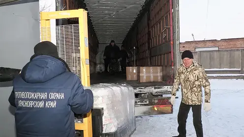 Для участников СВО из Красноярского края общественные организации передали более 10 тонн гуманитарного груза