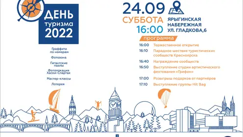 В Красноярске пройдет парад туристических сообществ