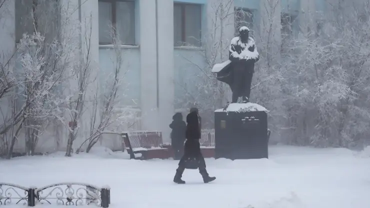 В Красноярском крае 14 января прогнозируются морозы до -55 градусов