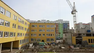 Школу в Солнечном Красноярска строят с опережением графика