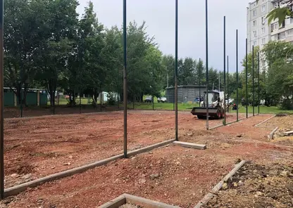 В Красноярске появятся 7 дворовых спортивных площадок