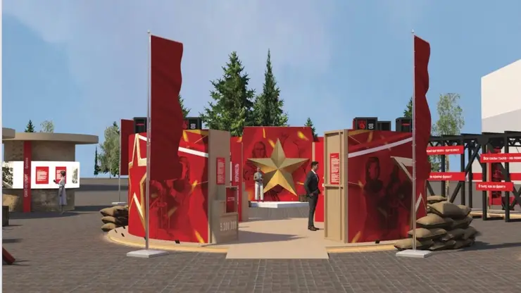 Ко Дню Победы в Красноярске открылась уличная выставка