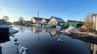 В Назарово затопило мастерские аграрного техникума