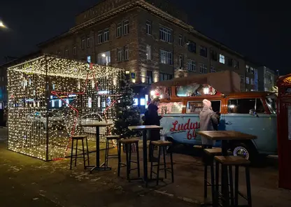 В Центральном районе Красноярска более 500 объектов украсили к Новому году