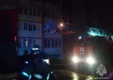 Алтайские спасатели эвакуировали 10 человек из горящего дома
