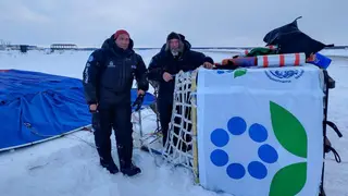 В Красноярском крае приземлился воздушный шар с пилотами, установившими мировой рекорд