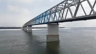 В Красноярском крае возвели Высокогорский мост
