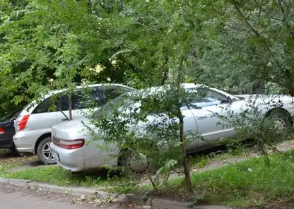 На 1,6 млн рублей оштрафовали водителей за парковку на газонах в Свердловском районе