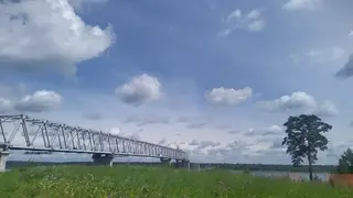 В Красноярском крае возводят последнюю опору Высокогорского моста