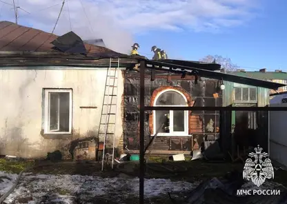 Новосибирские пожарные спасли мужчину-инвалида из горящего дома