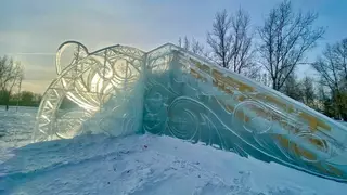 Ледовый городок в Татышев-парке будет работать в новогоднюю ночь