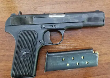 Житель Кемерово хранил дома самодельный пистолет
