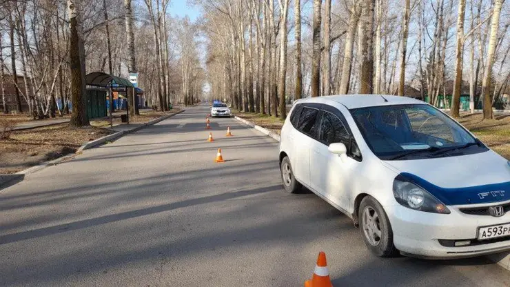В Красноярском крае 3-летняя девочка попала под машину