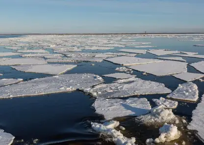 На реках Красноярского края продолжается процесс ледообразования