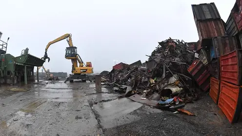 Новый цех по переработке металлолома начал работать в Норильске