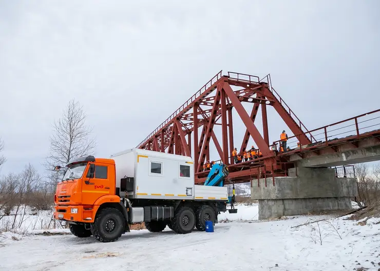 КрасЖД завершила реконструкцию моста через реку Чёрный Июс в Хакасии