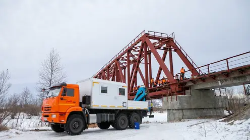 КрасЖД завершила реконструкцию моста через реку Чёрный Июс в Хакасии