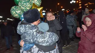 В Красноярский край с территории Северо-Кавказского региона вернулся сводный отряд краевой полиции