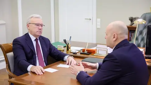 Губернатор Александр Усс обсудил с Владиславом Логиновым развитие Красноярска в 2023 году