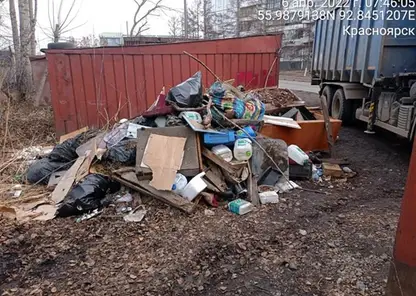 В Красноярске со Свердловского района вывезли 500 КамАЗов мусора
