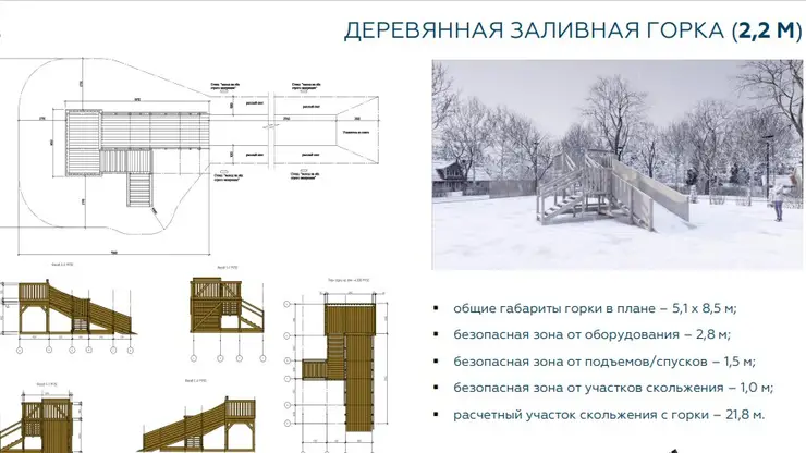 Типовые проекты зимних горок разработали в минстрое Красноярского края