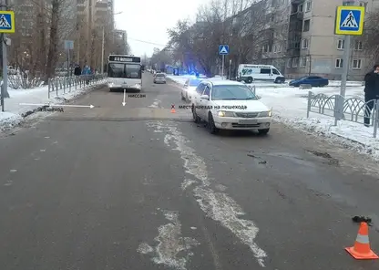 В Красноярске на ул. Львовской водитель Nissan наехал на 8-летнего мальчика