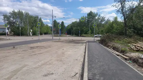 В Красноярске изменится схема движения на перекрёстке ул. Пограничников и ул. Башиловская