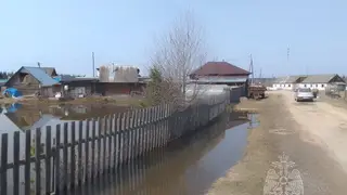 В Енисейском районе Красноярского края все еще затоплены 20 домов и приусадебных участков