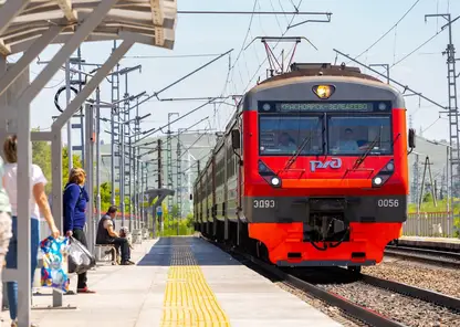 Расписание ряда пригородных поездов Красноярской железной дороги изменится в июне