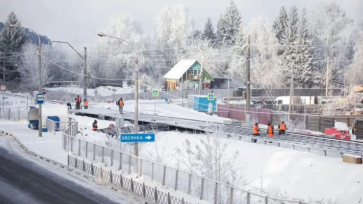 На Красноярской железной дороге началось возведение посадочной платформы для гостей «Национального центра В.П.Астафьева» в Овсянке