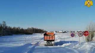 В Красноярском крае откроют 131 ледовую переправу