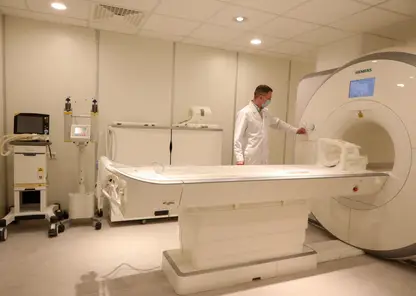 В красноярской краевой больнице готов к работе новый аппарат МРТ