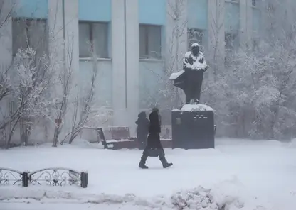 В Красноярском крае 14 января прогнозируются морозы до -55 градусов